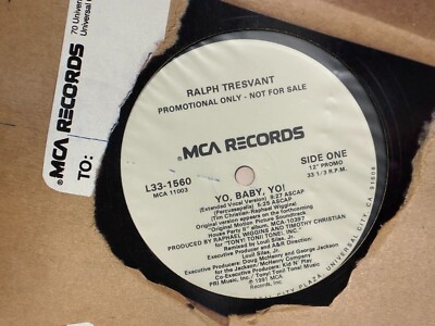 Ralph Tresvant Yo Baby Yo 12'' 1991 MCA L331560 R&B SWING DJ PROMO UNPLAYED