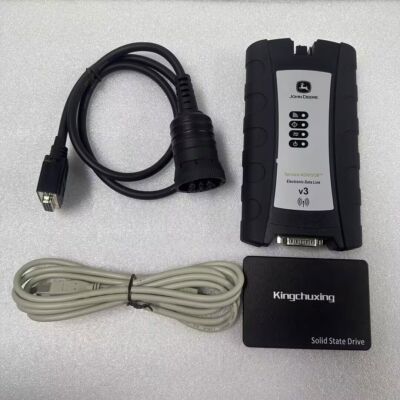 Service Scan Cable EDL V3 with Driver Software fits for John Deere Machinery