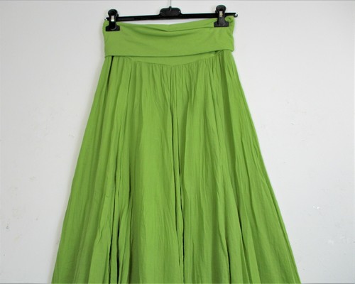 Lagenlook Womens 100% Cotton 1/2 Lined Long Skirt 12 Colours One Size:Regular - Picture 29 of 62
