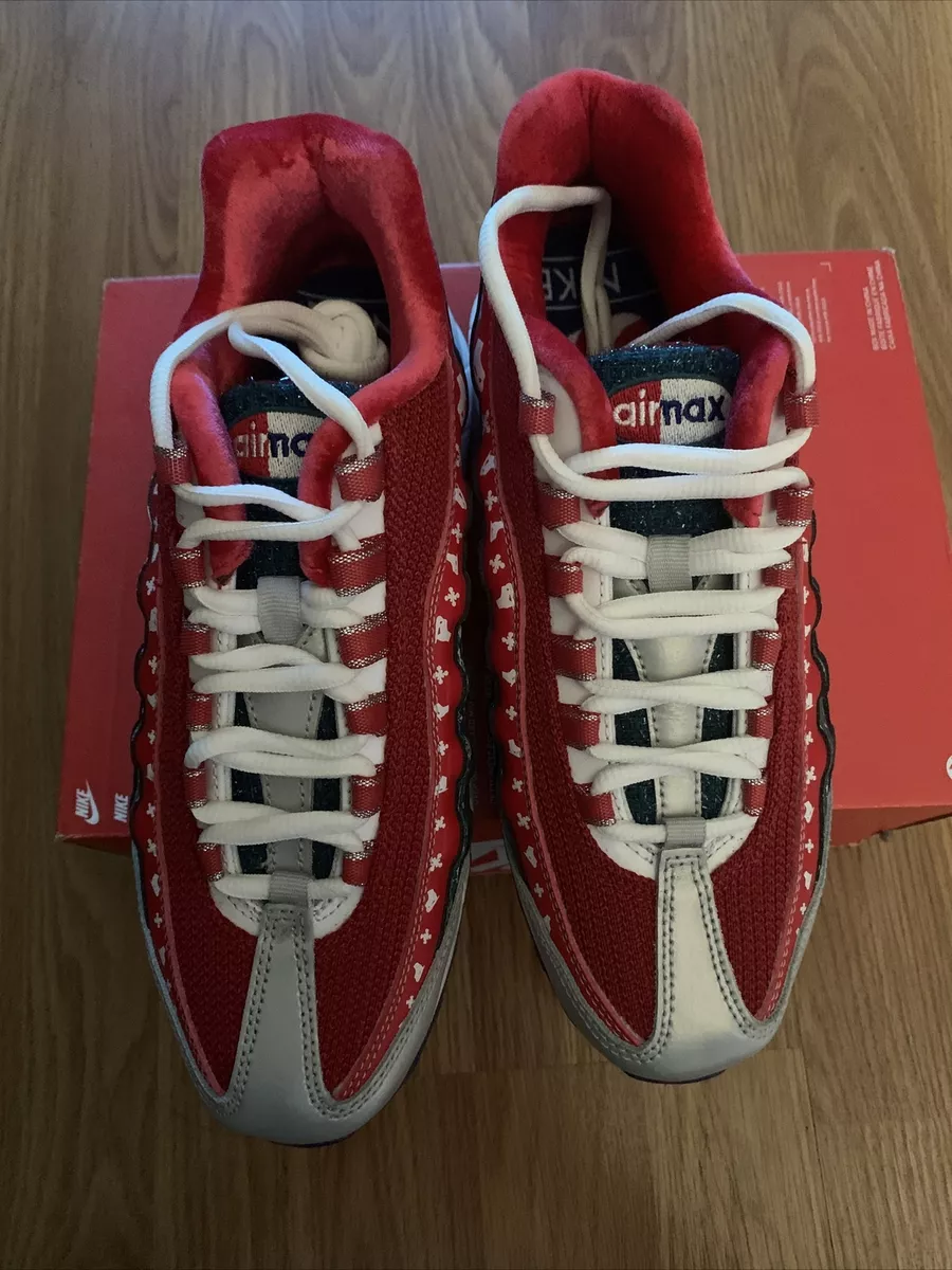 Nike Air Max 95 Christmas Sweater GS Size 6Y in women's