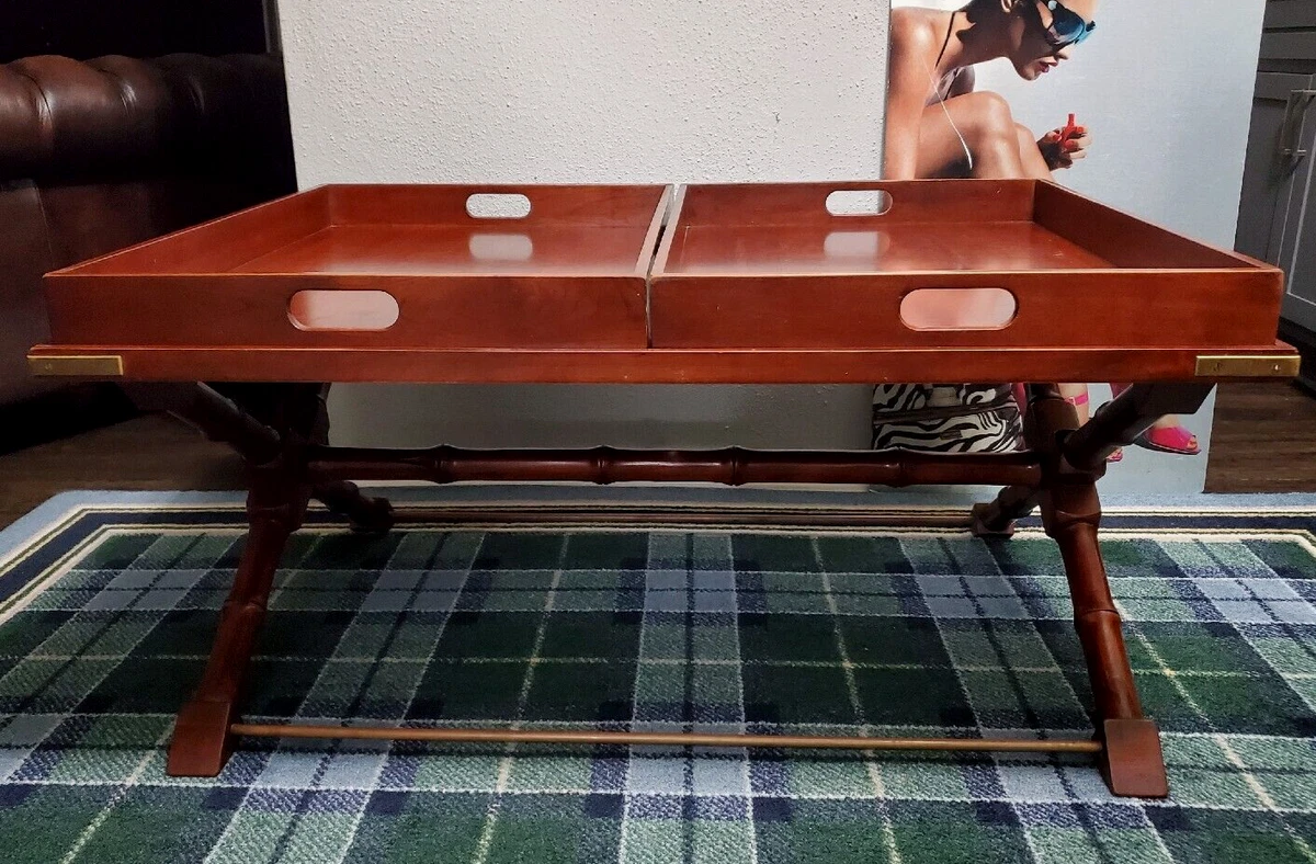 Polo Ralph Lauren Cherrywood Butler s Tray Coffee Table W Double