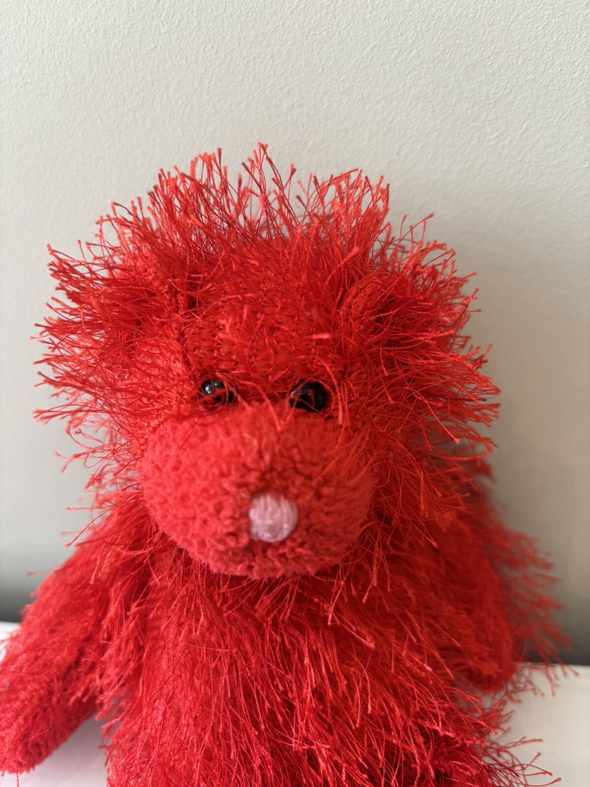 TY BEANIE PUNKIES SIZZLES - RED BEAR RETIRED 2002 Top Zustand