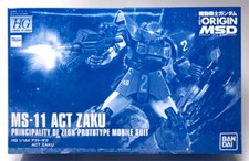 P-BANDAI HG 1/144 MS-11 ACT ZAKU Gundam THE ORIGIN Plastic Model Kit JAPAN