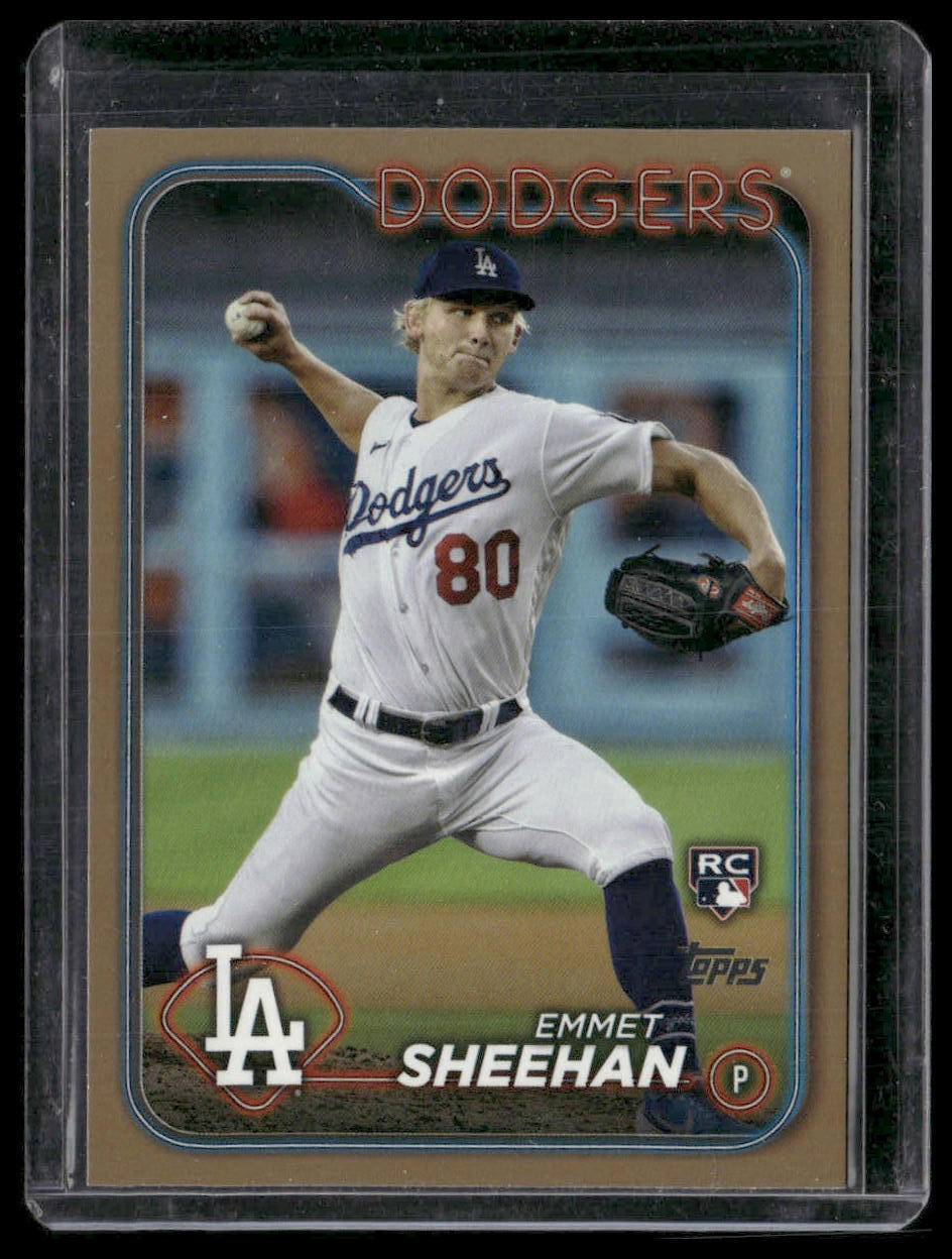 2024 Topps #283 Emmet Sheehan Gold #/2024