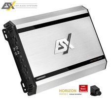 ESX HXA100.4 Amplificatore Analogico 4 Canali 400 Watt RMS con Telecomando Li...