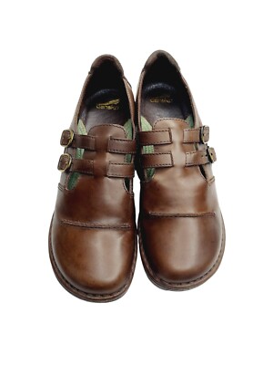 Dansko Calista Tobacco Brown Buckle Strap Mary Jane Slip On Comfort Shoes EU 41