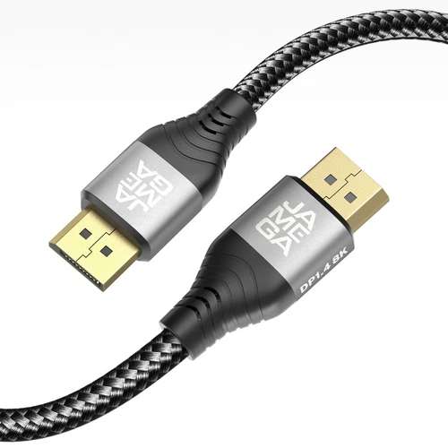 2m DisplayPort 1.4 Kabel 8K DP 8K@60Hz HBR3 32,4 Gbps DSC Freesync G-Sync Gaming
