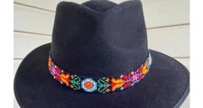 Beaded Hat Band Native American Style Handmade hatband