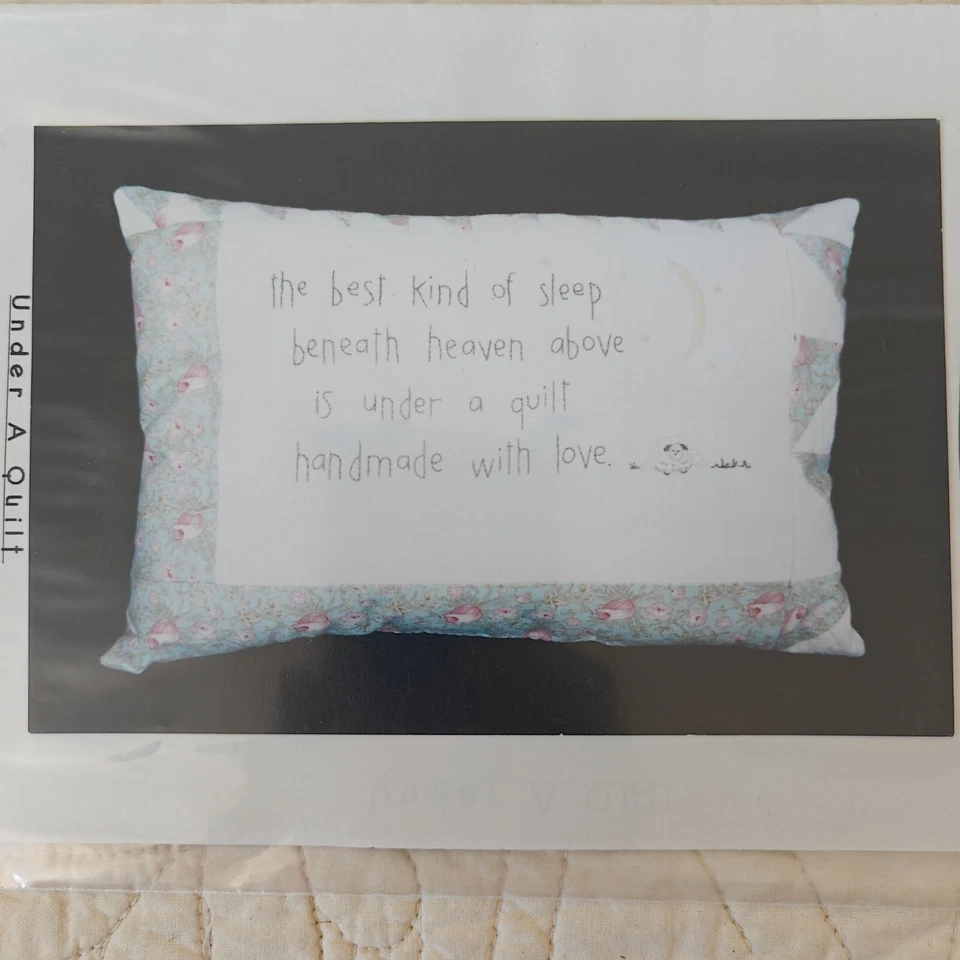 "Under A Quilt" Block Embroidery Template Pattern By Moonthistle Design - Image 4 of 4