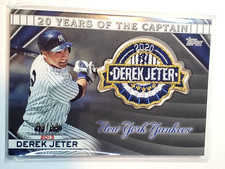 Derek Jeter 2020 Topps Update 20 Years of the Captain 9/50 Patch #20YCC-03 card