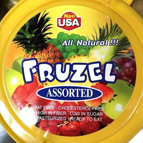 Fruzel Assorted Natural Fruit Juice Jelly Cups 38 CT Fat Free 51.15 OZ