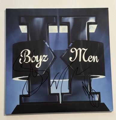 Boyz Ⅱ Men サイン入りCD BOYZ II MEN SIGNED ALBUM VINYL RECORD FULL GROUP BAND AUTOGRAPHED