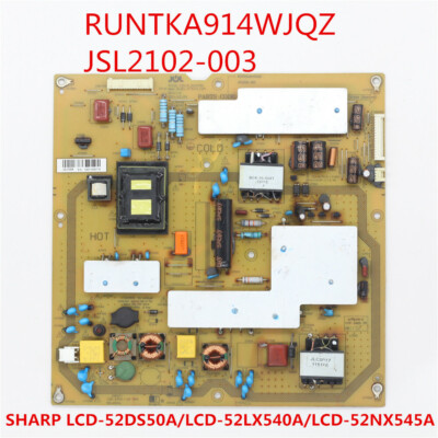 Power Supply RUNTKA914WJQZ JSL2102-003 for   TV LCD-52DS50A LCD-52LX540A #W7