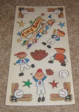 Me & My Big Ideas MAMBI Sticker ~ Baseball Kids