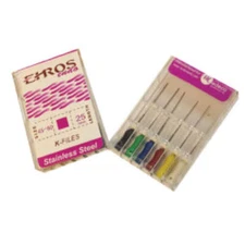 Ehros Endo K-Files 25mm #80 6/Box Stainless Steel