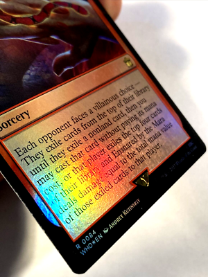 MTG Ensnared by the Mara *FOIL* Doctor Who 0084 NM Rare | eBay
