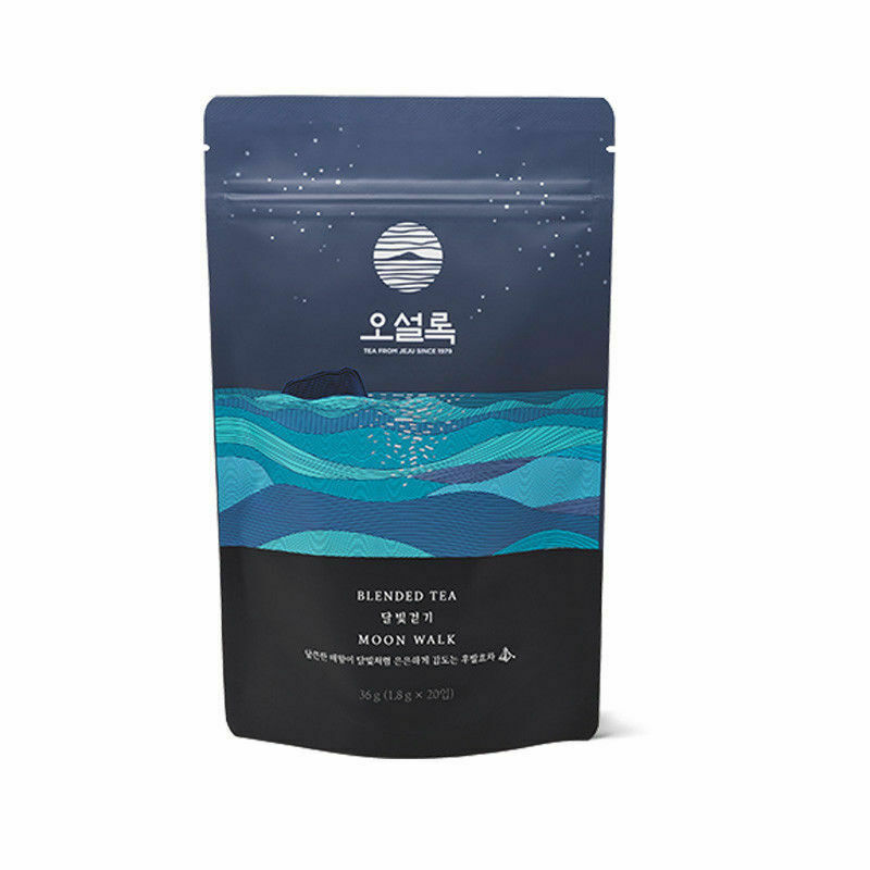 Organic Green Tea - Moon Walk Blended Pear Oolong Flavor 20 Bags By Osulloc