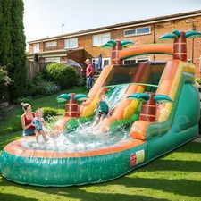 21ft Commercial PVC Inflatable Bounce House Water Slide With Pool for Kid Adults