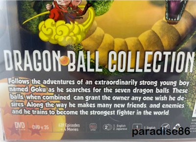 Dragon Ball Complete TV Series + 4 Movies English Dubbed [DVD, 35