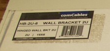19" Two Space 2U Steel Wall Mount Hinged Swing Out Patch Panel Bracket 6" Depth
