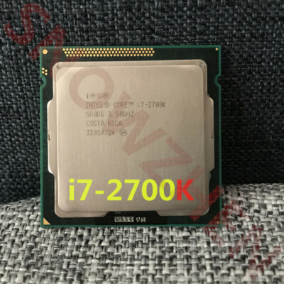 Intel Core i7-2700K CPU Quad Core 8-Thread 3.5GHz 8M SR0DG LGA 1155 Processor