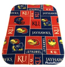 New KU Kansas University JAYHAWKS Baby, Kids Fleece Blanket 36" X 26"