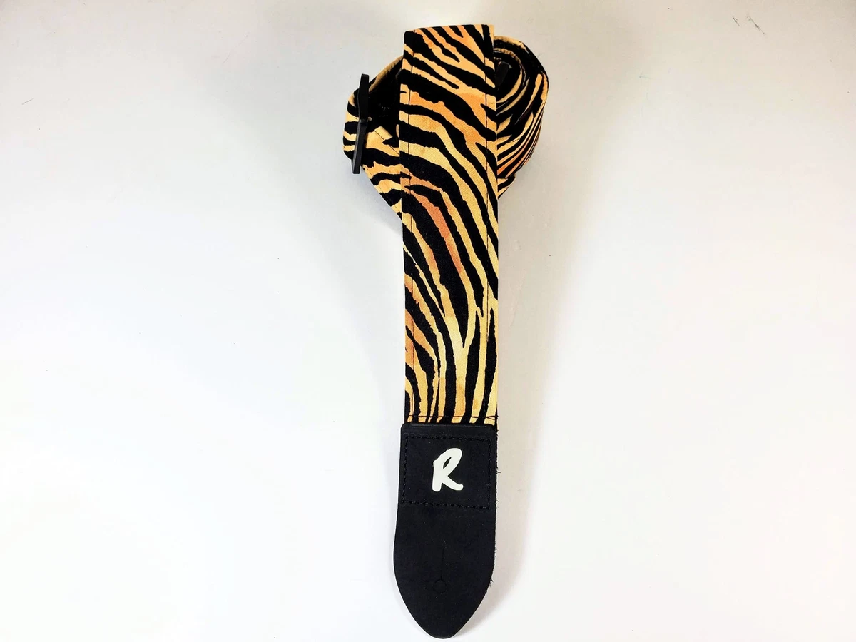Tiger stripe guitar strap online