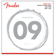 Fender Super 250's Nickel-Plated Steel Electric Guitar Strings   250L   9-42