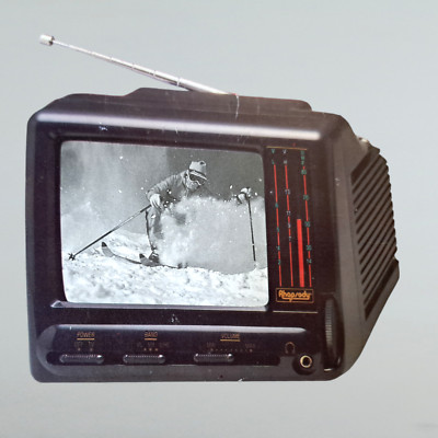 Rhapsody TV-627 B &W TV with a 4.5 screen New condtion AC adapter is included