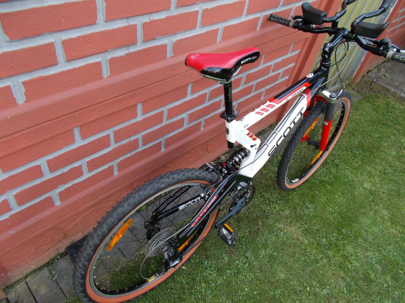 SCOTT Fully Mountainbike FX2 MTB schwarz weiss rot Scott Mountainbike