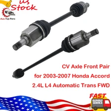 Front CV Axle Shaft Assembly for 2003-2007 Honda Accord L4 2.4L Automatic Trans
