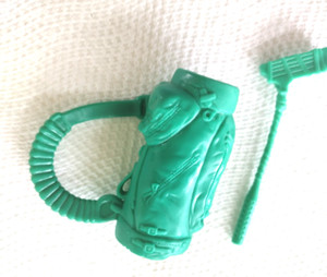 Vintage 1989 Original Teenage Mutant Ninja Turtles Casey Jones Golf Bag & Club