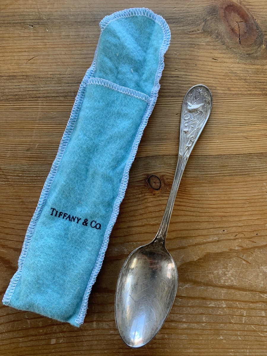 Tiffany & Co. Sterling Silver Spoon w/ Felt Sleeve | eBay