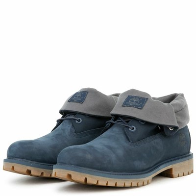 navy nubuck timberlands