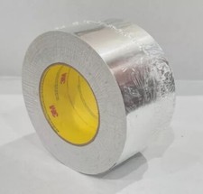 3M 2C120 Natural Aluminum Foil Tape 2.83 IN x 50yd / 1.8mil HVAC