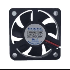 1PC NONOISE G5015M12D1+6 DC 12V 0.2A 50*50*15mm 4pin PWM Car Audio Cooling Fan