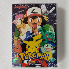 DVD Pokemon Complete Series Season 1-5 Vol.1-273 End English Dub USA Version