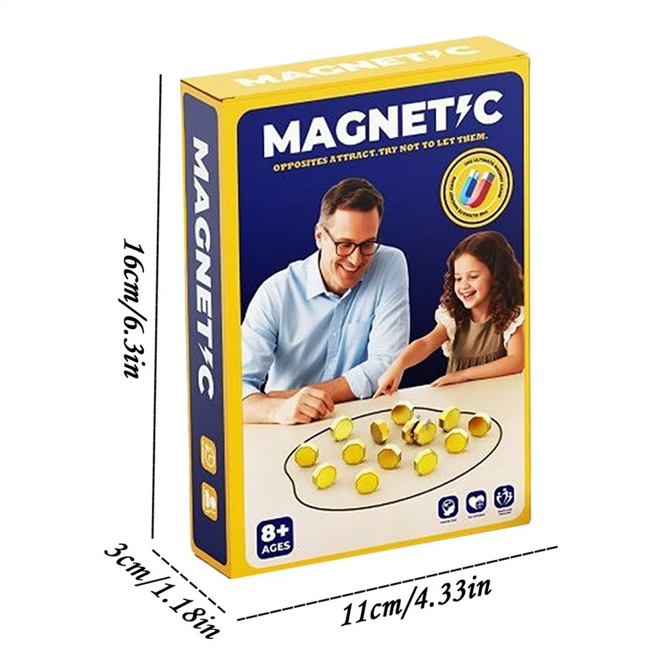 2025 The Magnetic Attraction Strategy Game For Family Party Night Fun 2 Players - Image 3 of 4