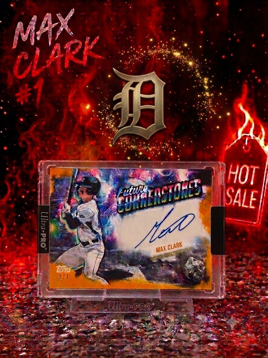 2025Topp ProDebutFuture CornerstonesAutographsMaxClark SUPERFRACTOR 1OF1🔥🔥🔥🔥
