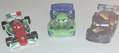 Lot of Three collectible toy cars from the Disney Pixar Cars franchise PLZ READ