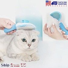 Pet Hair Remover Dog Cat Comb Grooming Massage Deshedding Self Cleaning Brush