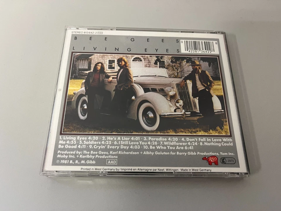 Bee Gees - Living Eyes - rare CD © 1981/? (813 642-2) - Bild 3 von 3