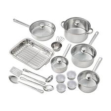Stainless Steel 24Pc Cookware set