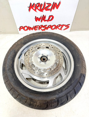2001 HONDA VALKYRIE INTERSTATE Front Mag Wheel Rim 17x3.5 Brake Rotor OEM Part