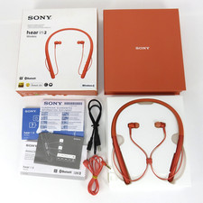 Sony WI-H700 auricolari arancioni con archetto wireless in metallo di fascia alta suono DSEE HX