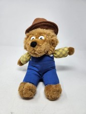 Vintage 90s The Berenstain Bears Papa Bear 11" Plush Stuffed Animal Toy Doll