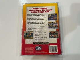 Final Fight CD (Sega CD, 1993) CIB Complete w Manual + Reg Card + Foam N MINT
