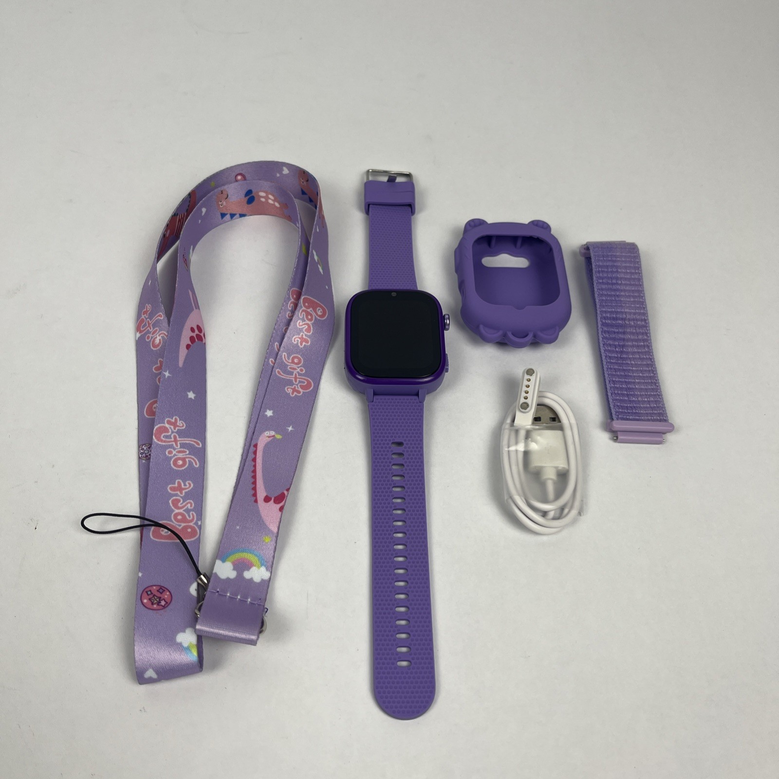 OKYUK 4G Interactive  Smartwatch, Kids Watch (Purple) *Open Box*