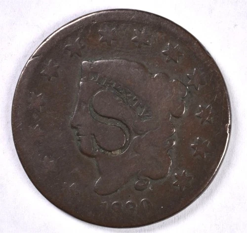 Photo of a 1830-P Large Cent from an eBay listing that sold on Jul 21, 2026