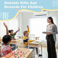 700pcs 1in Smiley Face Star Stickers 8 Colors Kids Reward School Classroom